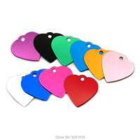 Wholesale 100Pcs Dog ID Tag Name Engraving Tag Pendant plate name pendant t Necklace Collar Puppy Cat Collar Accessory