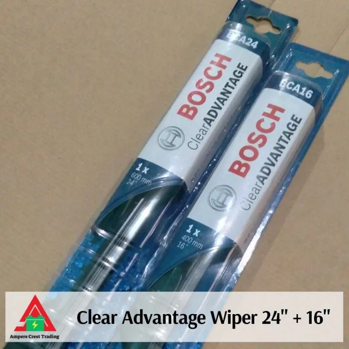 Bosch Clear Advantage Wiper Blades 24/16 for Hyundai Tucson, Nissan