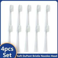 ZZOOI 4pcs Electric Toothbrush Heads for Panasonic DM71/DM61 Electric ToothBrush Brush Heads Clean Whiten Soft DuPont Smart Brush