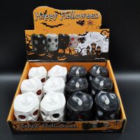 Halloween Jack-o-lantern Ghost Festival Decoration Props LED Electronic Candle Light Happy Helloween Party Decor Trick Or Treat