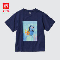 Uniqlo ชุดเด็กผู้ชายและเด็กผู้หญิง (UT) เสื้อยืดพิมพ์ลายพิกซาร์ (แขนสั้นศิลปะพิกซาร์พ่อแม่-เด็ก) 457848