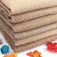 50x150cm Natural Burlap Fabric For Placemats Bags Tablecloth Background Decoration Mesh Linen Textile Cloth Costura Stof