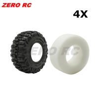 4Pcs RC Crawler Tyre 120mm Soft Rubber 2.2 Rock Terrain Truck Tires Foam Insert Fit Axial SCX10 iii Capra TRX4 defender TRX6