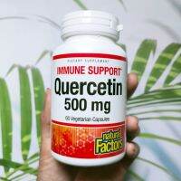 เควอซิทิน Immune Support Quercetin  500 mg 60 Vegetarian Capsules (Natural Factors®) เควอซิติน