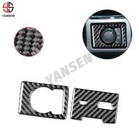 ♟⊕♣ For Ford Raptor F150 2015-2020 Real Carbon Fiber Car Air Condition Control Adjustment Button Cover Sticker Decal  Accessories