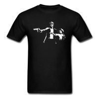 Pro Fiction T-shirt Leon Pulp Fiction T Shirt Men Funny Clothing Summer Tops Black White Cotton Tshirt Action Movie Tee