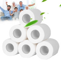 6 Rolls Toilet Paper Bulk Roll Bath Tissue Bathroom White Soft 4 Ply for Home Kitchen Household Cleaning Accessories