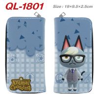Anime Animal Crossing Cartoon Long Wallet Men Student PU Leather Purse With Card Holder Coin Pocket Clutch