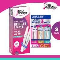 First response Triple check ที่ตรวจครรภ์ ชุดตรวจตั้งครรภ์ นำเข้าจากอเมริกา แม่นยำ ตรวจได้ล่วงหน้า แม้ก่อนประจำเดือนมา