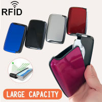 【CW】Aluminum Bankcard Blocking Hard Case Wallet Credit Card Anti-RFID Scanning Protect Card Holder Wallet Rfid Wallet For Man Women