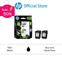 HP 680 Black Ink Cartridge 2-Pack DeskJet 2675 / 2676 / 2677 / 3786 / 5076 / 5275 / 5276 #หมึกเครื่องปริ้น hp #หมึกปริ้น   #หมึกสี   #หมึกปริ้นเตอร์  #ตลับหมึก