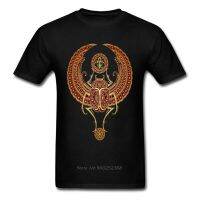 T-Shirt 3D T Shirt Men Black Tshirt Red Winged Egyptian Scarab With Ankh Tops &amp; Tees Graphic Harajuku Cotton No Fade Printed 【Size S-4XL-5XL-6XL】