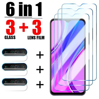 6in1 Glass Note 12 10 9 8 7 5G 8T 9T 10S 11S 9S protector for 10C 9C 9A lens films