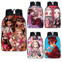 Anime Jibaku Shounen Hanako-kun Backpack Toilet-Bound Hanako Kun 16 Inch Teenagers School Bags Nene Yashiro Portable Bookbag