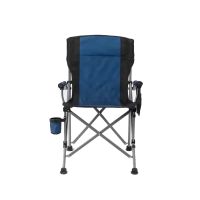 Folding camping chair (Max load 150 kg.) size 52×55×91 cm. - Dark blue