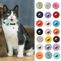 2023❏✣❦ GPS Silicone Case For Apple Airtag Pet Cat Dog Locator Tracker Protect Anti-Lost Keyring Holder Collar Keychain Accessories