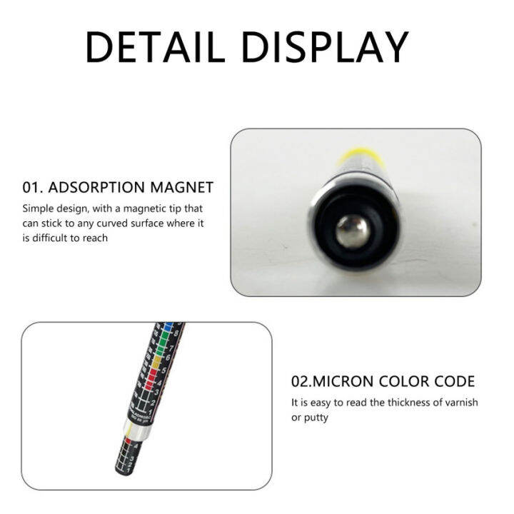 ปากกาทดสอบความหนาของสีรถยนต์-auto-lak-test-bit-portable-car-paint-coating-tester-meter-thickness-meter-gauge-crash-for-car