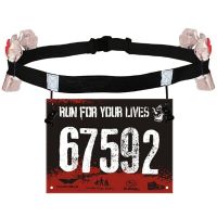 Unisex Triathlon Marathon Race Number Belt With Gel Holder Running Belt Cloth Belt Motor Running Outdoor Sports