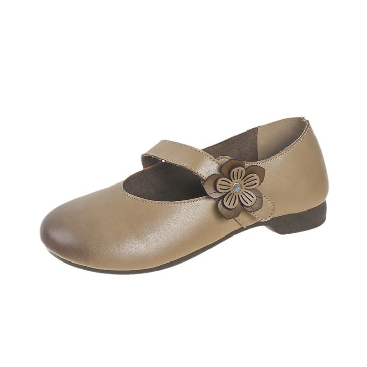 french-mary-jane-little-leather-shoes-for-womens-2023-autumn-new-ethnic-style-round-head-buckle-flower-flat-bottom-womens-shoes