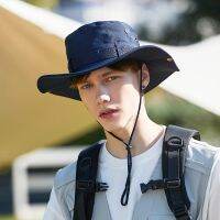 หมวกปีนเขาปีนเขาหมวกกันแดดม่านบังแดด Topi Bucket หมวกสำหรับทั้งหญิงและชายหมวกปีกกว้าง Topi Memancing หมวกบังแดดกลางแจ้ง