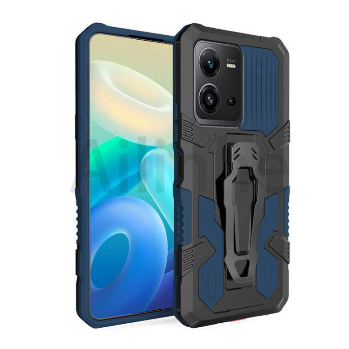 สำหรับ-vivo-v25-v23e-v23-v21e-v21-v20se-v19-v20-v17-pro-4g-5g-case-กันกระแทกกลับคลิปแม่เหล็ก-kickstand-ฝาครอบโทรศัพท์ป้องกัน