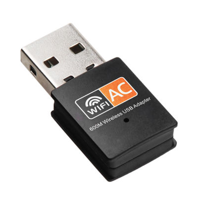 【ร้อน / ซีโอดี】KKmoon KKmoon Dual Band 600Mbps 2.4GHz + 5GHz USB Wireless Adapter เสาอากาศ Wifi 802.11a /B/g/n/ac อะแดปเตอร์ USB WiFi สำหรับ MAC Windows สีดำ