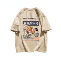 2023 Japan Anime Tshirt For Men Harajuku Man Vintage Clothing Summer Oversized Short Sleeve Blouse Trend Streetwear Tees