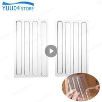 1PC Silicone Paste Strip Furniture Wall Protection Transparent Invisible Anti-collision Strip Mute Buffer Behind Door Strip