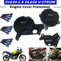 อะนิเมช♂► เคสป้องกันฝาปิดเครื่องยนต์มอเตอร์ไซค์สำหรับเคส GB ที่แข่งสำหรับ SUZUKI SV650.S SV650X DL650 V-STROM 2015-2022