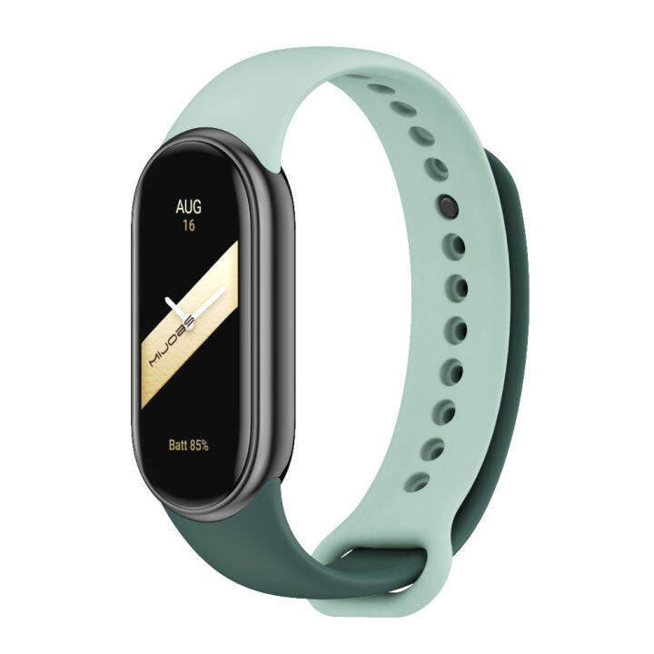 สายรัดสำหรับ-mi-band-8สร้อยข้อมือสำหรับ-xiaomi-smart-band-8-nfc-smartwatch-กีฬาสายรัดข้อมือยางซิลิโคน-correa-miband-8สาย