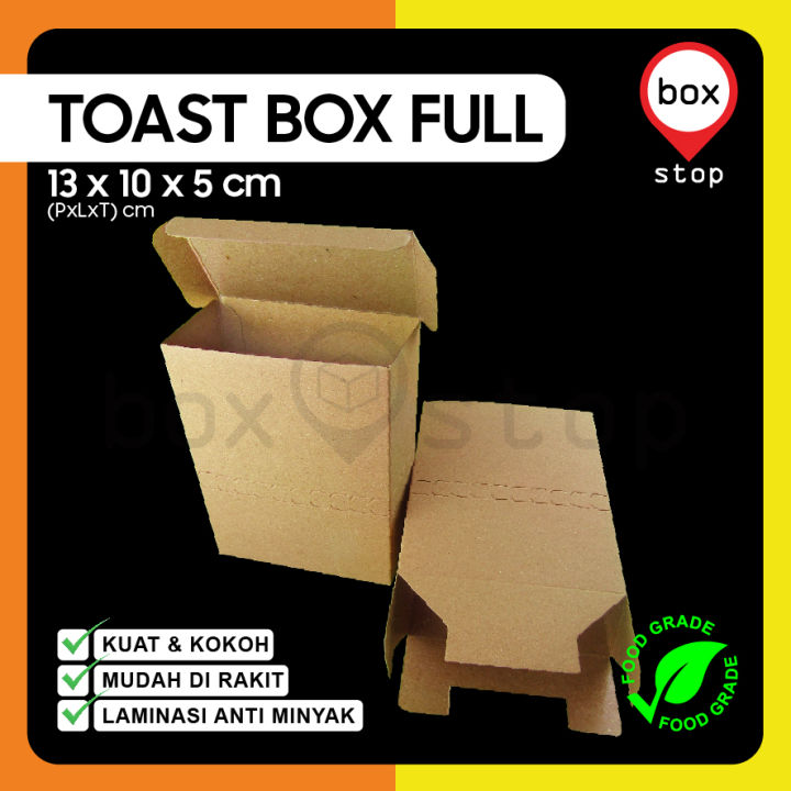 Box Roti Bakar Kotak Dus Roti Bakar Toast Full Dengan Tutup 50 Pcs Lazada Indonesia 2401