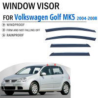 2004-2008สำหรับโฟล์คสวาเกน VW G Olf 5 MK5รถหน้าต่างกันสาดตัดที่พักพิง Vent S Hades อาทิตย์ฝน D Eflector ยามอุปกรณ์เสริมในรถยนต์