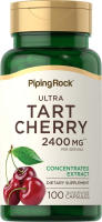 PipingRock Ultra Tart Cherry Quick Release Capsules ผลิตภัณฑ์คุณภาพจาก Piping Rock