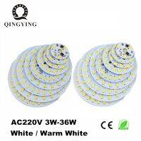 【CC】❈  10pcs ac 220v led pcb SMD5730 3w 5w 7w 10w 12w 15w 18w 24w integrated ic driver White/ Warm Bulb