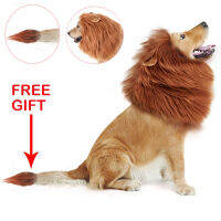 Cute Lion Mane Dog Wig Cosplay Clothes With Tail for Dogs Cat Party Decoration Wig Hat Costume Cosplay Toy Accessories