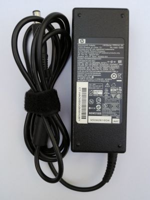 สายชาร์จโน๊ตบุ๊ค อะแดปเตอร์โน๊ตบุ๊ค AdapterNotebook HP 19V 4.74A 90W หัว7.4*5.0MM (ของเทียบ OEM) มีสาย AC ให้