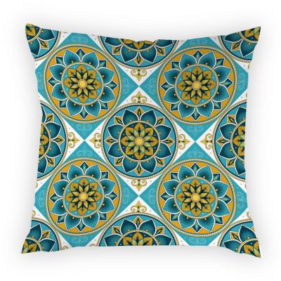 Geometry Lattice Style Cover For Pillow Decorative Pillows For Bed  Cover Cushion Flowers Pattern Sofa Pillows Home Kissenbezug