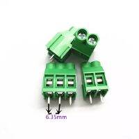 10pcs/Lot Screw type Wiring terminal wire connector pitch 6.35mm/2p/3p/8P KF635 high current 30A