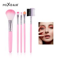 【Howland  Beauty makeup】 MIXDAIR 5ชิ้นแปรงแต่งหน้าชุดคุณภาพดีเครื่องมือความงามแปรงอายแชโดว์