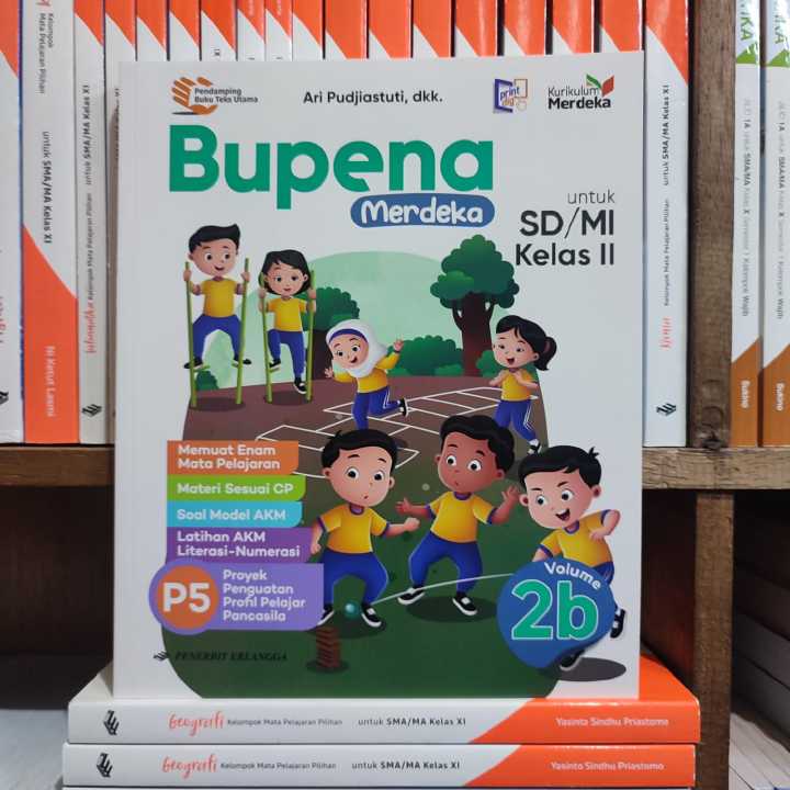 Bupena Merdeka Kelas 2 SD Volume 2b Kurikulum Merdeka Erlangga | Lazada ...