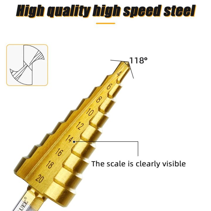 1-3pcs-3-12mm-4-12mm-4-20mm-hss-straight-groove-step-drill-bit-set-titanium-coated-wood-metal-hole-cutter-core-drill-bit-set-drills-drivers