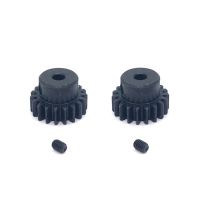 2Pcs Steel 19T Motor Gear Pinion Gear 124016-2178 for 144002 144010 124016 124017 Brushless RC Car Upgrades Parts