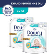 Combo 2 Nước Xả Vải DOWNY Nước Hoa Cao Cấp Túi 3L x2 Hương Hoa Oải Hương