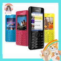 โทรศัพท์มือถือNokia 206 Dual SIM Classic Mobile Phone Full Set ลองรับซิม3G