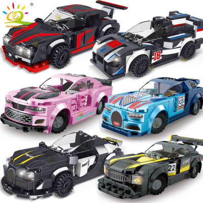 ใหม่ HUIQIBAO City Speed Champions รถบล็อกอาคาร Luxury Auto Racing รถ Super Racers อิฐของเล่นสำหรับเด็กของขวัญ