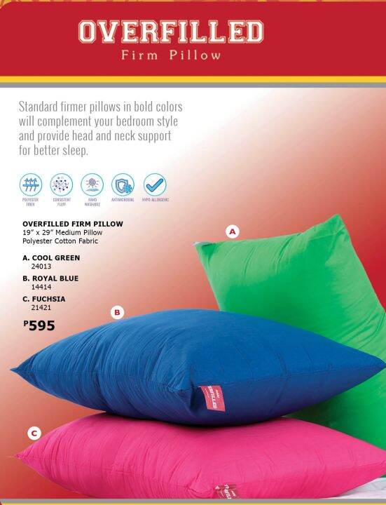 Overfilled King Firm Pillow Lazada PH