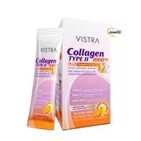 Vistra collagen type II 1000mg plus turmetic extract (10ซอง/กล่อง) วิสทร้า คอลลาเจน ไทพ์ทู สารสกัดขมิ้นชัน