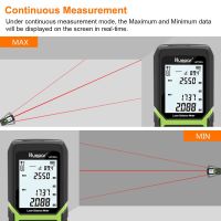 XZD92245ที่มีแบตเตอรี่ลิเธียมไอออนจอแสดงผล LCD วัดระยะ390Ft/120M 165Ft/ 50M 330Ft/100M