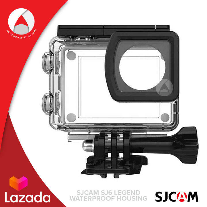 sjcam-sj6-legend-waterproof-case-for-action-camera-กรอบกันน้ำ-เคสกันน้ำ-กล่องกันน้ำ-คุณภาพสูง-กล้องแอคชั่น-กล้องติดหมวก-กล้องดำน้ำ-ลึก-30-เมตร