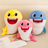 Baby and children shark soft plush toys, Kawai cartoon dolls, speelgold pillows, 40cm